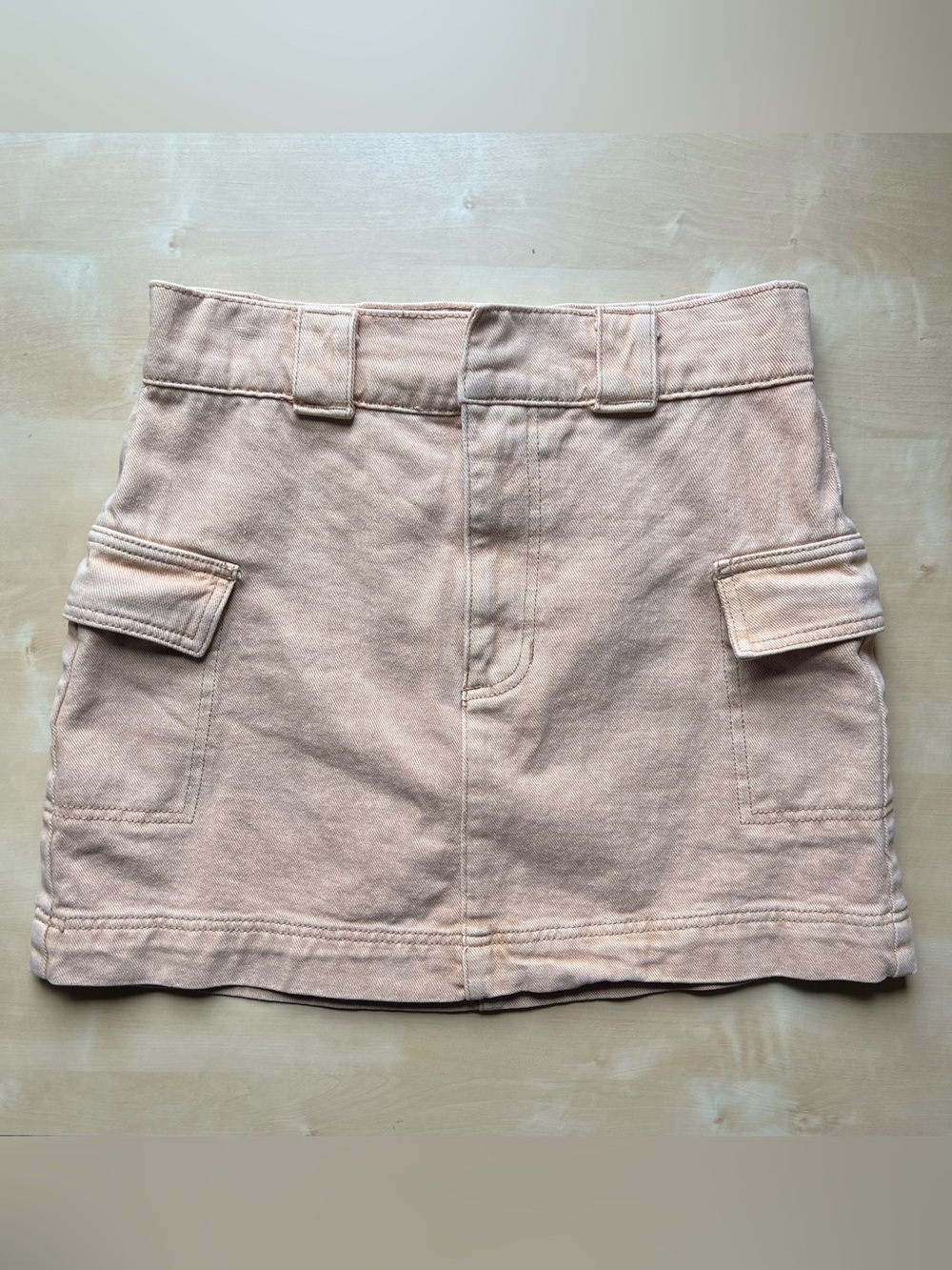 PacSun Beige Cargo Mini Skirt Y2K Utility size 27